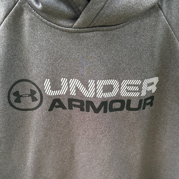 Under Armour Men's Charcoal Hoodie - Picture 4 of 4